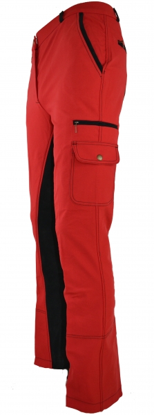 Damen Jodhpurreithose  "Cargo Pant" in Rot Größe 34